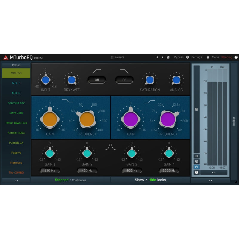 Melda MTurboEQ - A Unique Vintage-Style Equalizer