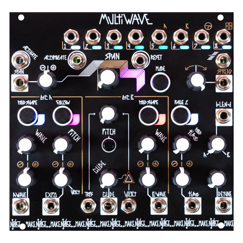 Make Noise MultiWAVE - 8-Channel Dual Wavetable Oscillator