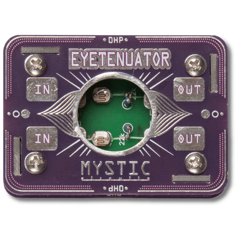 Mystic Circuits 0HP Eyetenuator Light-Based Attenuator