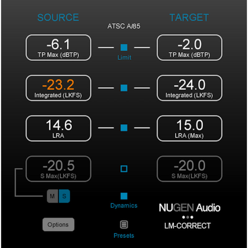 NUGEN LM-Correct DynApt extension