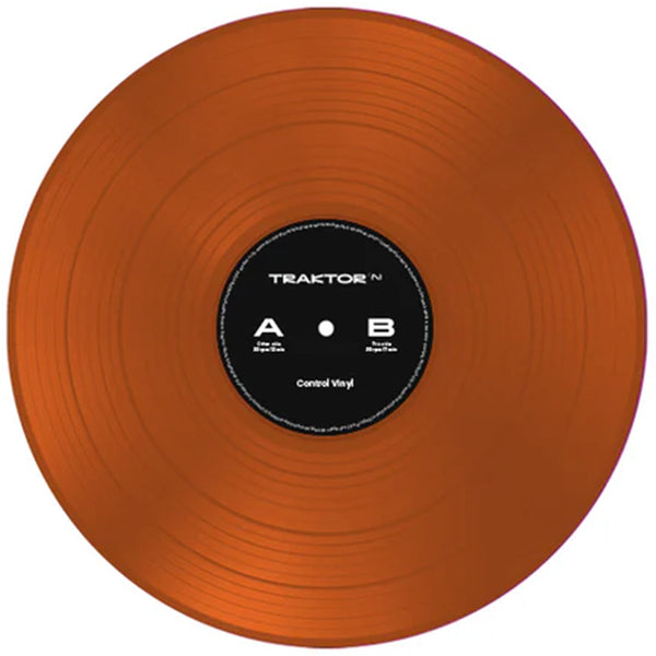 Native Instruments Traktor Control Vinyl Orange Clear