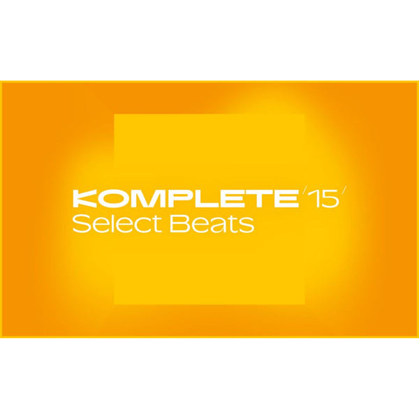 Native Instruments Komplete 15 Select Beats