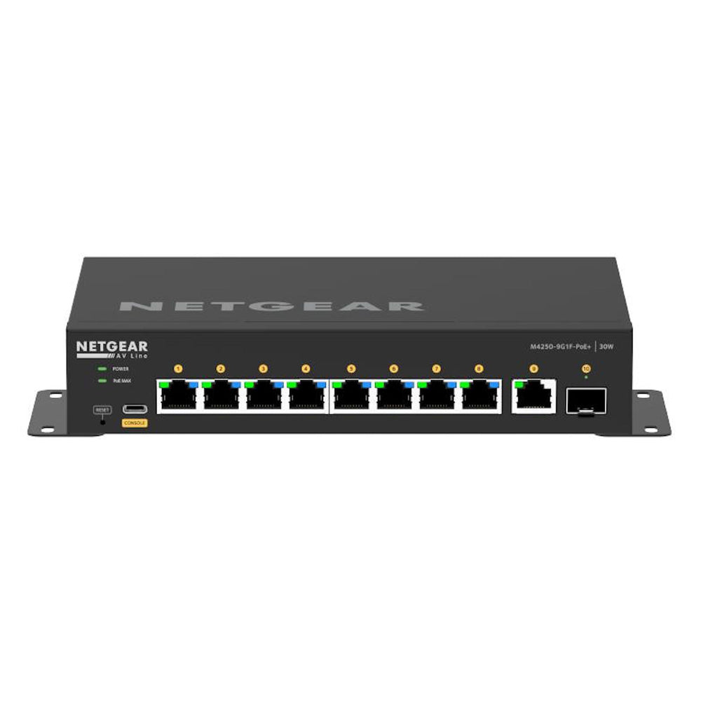Netgear M4250-9G1F-POE+ Managed Switch - Desktop