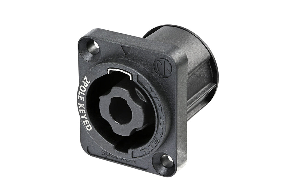Neutrik 2-Pin speakON Panel Connector - IEC 62368 Compliant