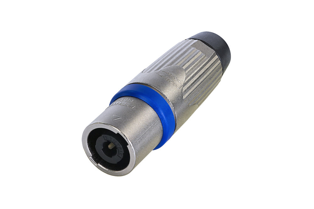Neutrik 4-Pin M Nickel speakON Inline - IEC 62368 Compliant