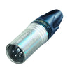 Neutrik 4-Pin Nickel Inline XLRM with Silver Contacts