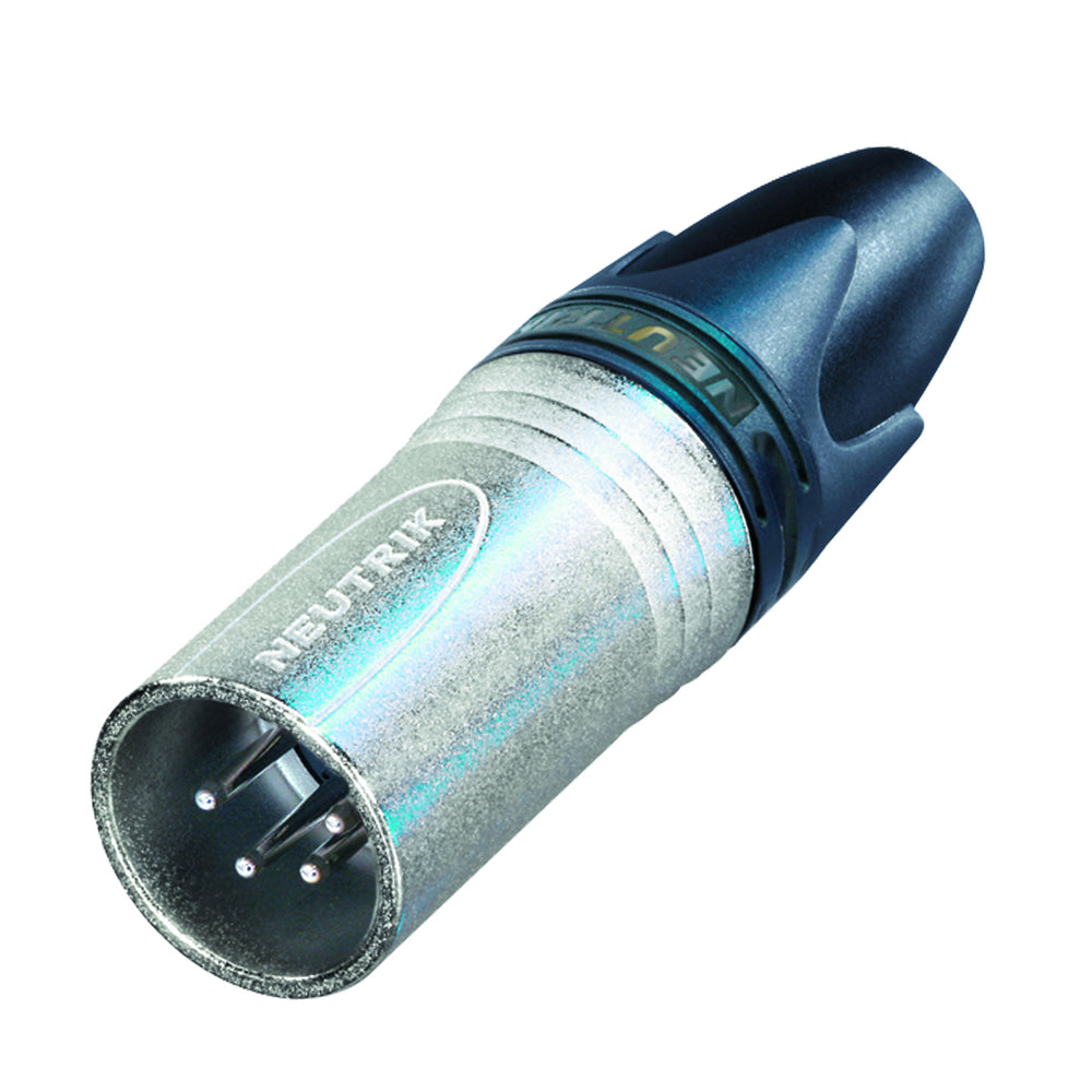 Neutrik 4-Pin Nickel Inline XLRM with Silver Contacts