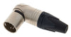Neutrik 5-Pin Nickel Right Angle XLRM with Silver Contacts