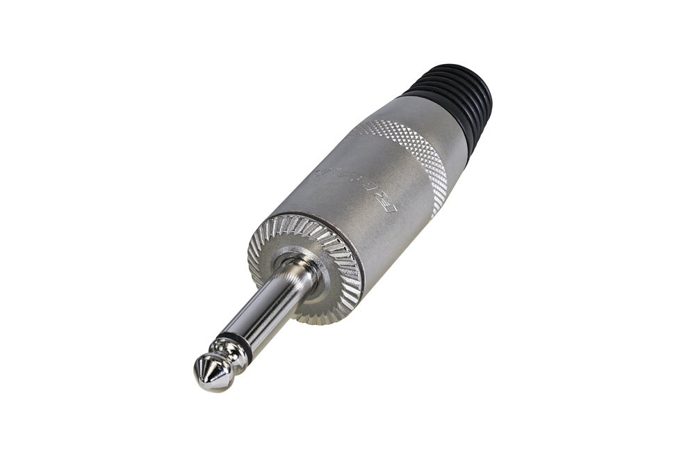 Neutrik Mono Nickel/Nickel Phone Plug with Long Metal Barrel
