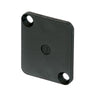 Neutrik Plastic Cover for D-Size Holes - Black