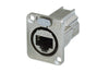 Neutrik RJ45 Female Nickel Jack Cat6A - Shielded &