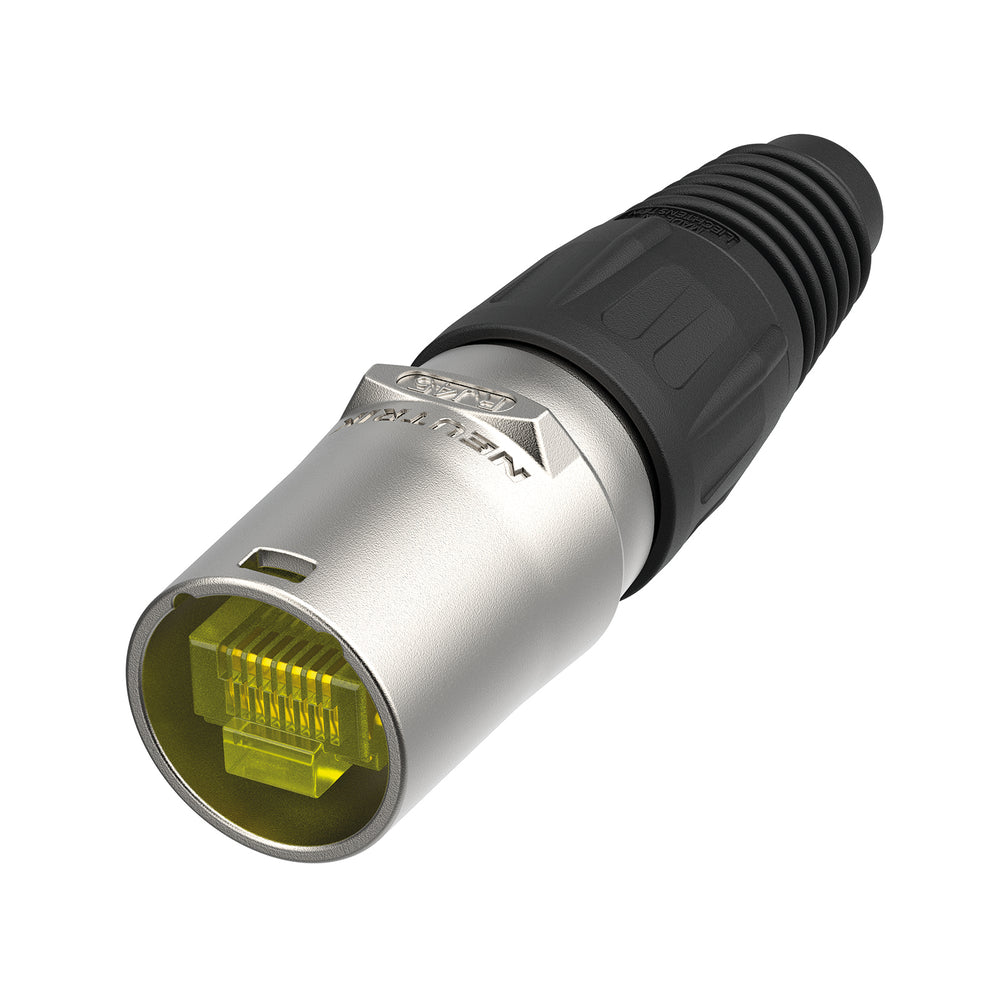 Neutrik etherCON Nickel Inline with X Series Boot