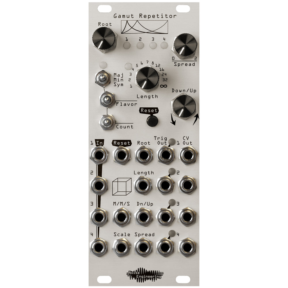 Noise Engineering Gamut Repetitor Quad Looping Silver