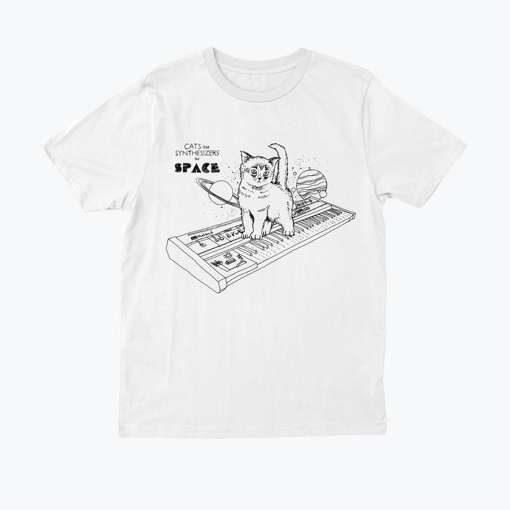 Cats On Synthesizers In Space -  Juno T-Shirt - Large