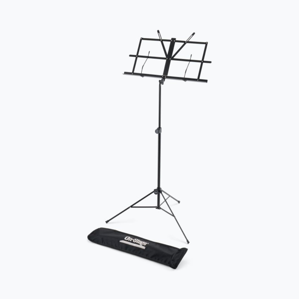 On-Stage SM7133BB - Sheet Music Stand with Adjustable Square Bookplate