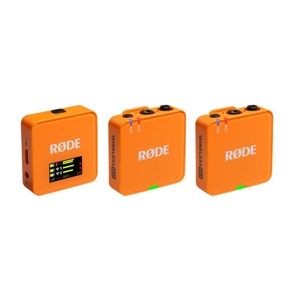 Rode Wireless GO (Gen 3) Compact Wireless Microphone Orange