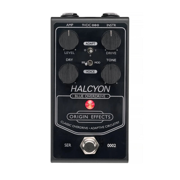 Origin Effects Halcyon Blue Overdrive Black Edition