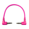 Câble patch Eurorack coudé à droite Tendrils 10 cm magenta 6 Pa