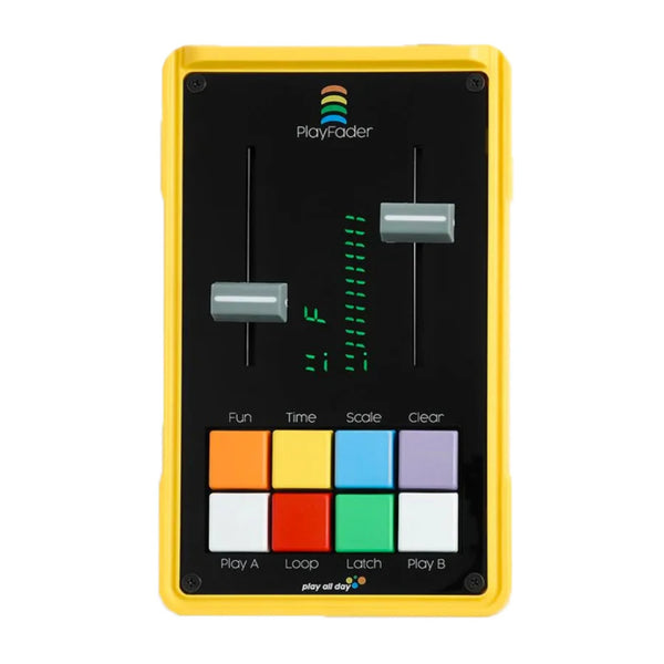 Play Fader 2 channel CV & MIDI Sequencer - Yellow