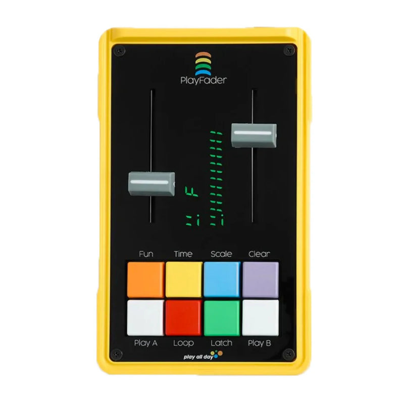 Play Fader 2 channel CV & MIDI Sequencer - Yellow