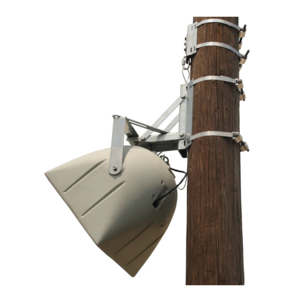 Biamp PMB-1RR Pole Mount Bracket Single