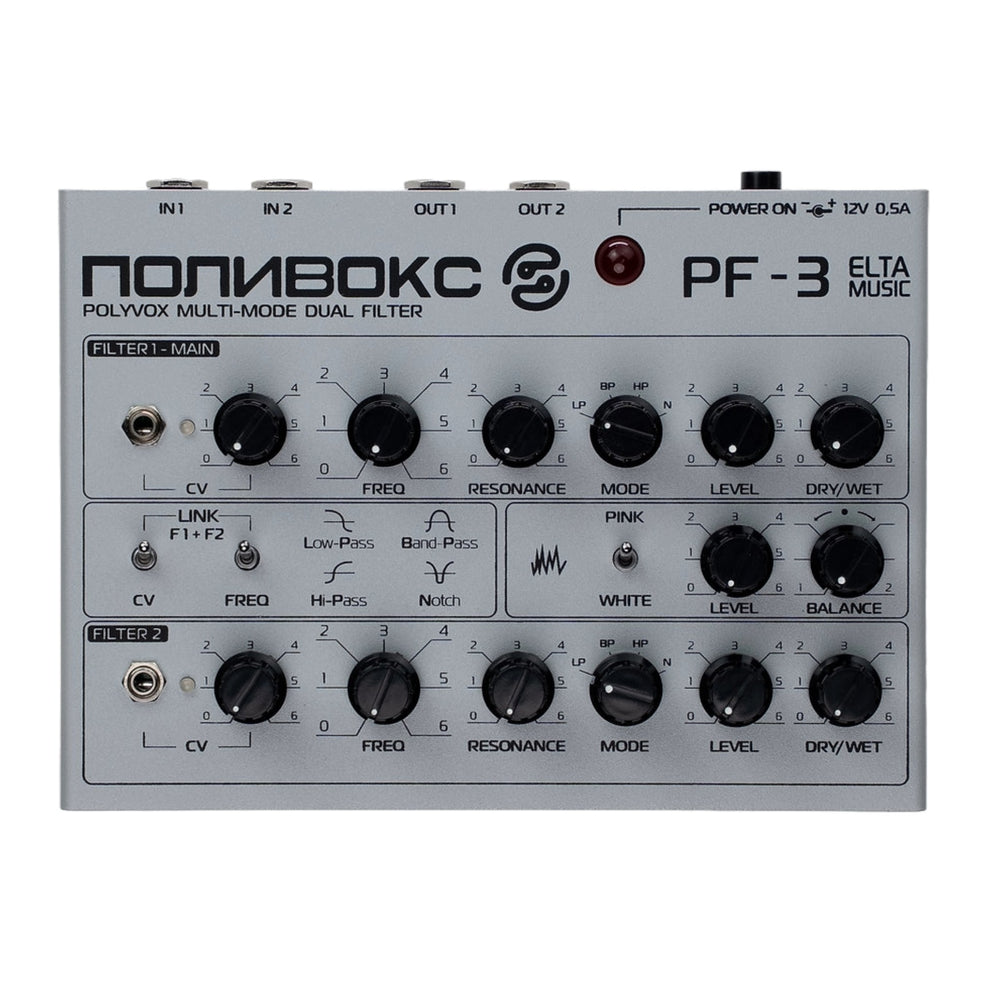 Elta PF3 Polivoks Dual Filter Mk2 Alumo White
