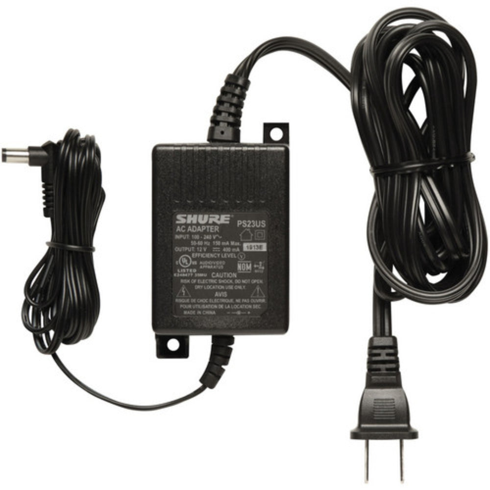 Shure PS24US Power Supply For BLX/GLXD/PGXD/SLX/QLXD/P3T