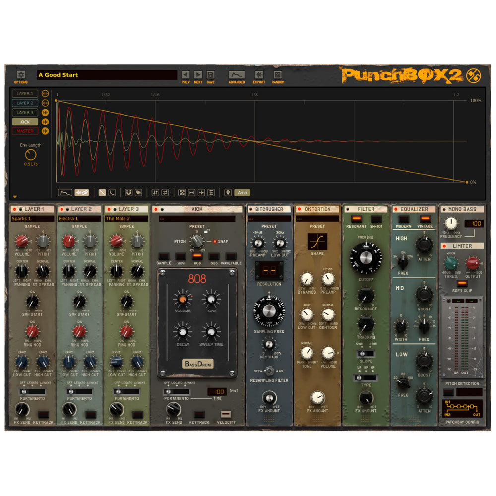 D16 Punchbox 2 Bass Drum Synthesizer