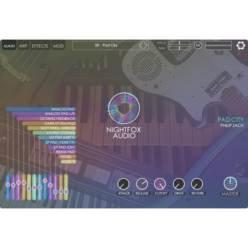 Nightfox Audio Pad City
