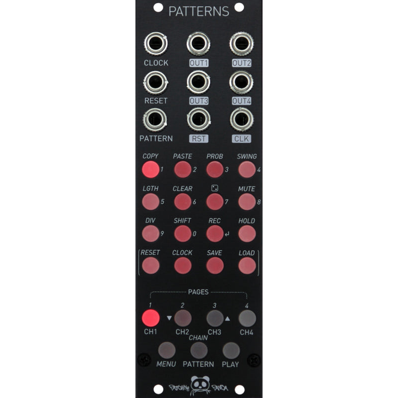 Patching Panda Patterns - 4 Channel Eurorack Sequencer