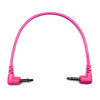 Câble patch Eurorack coudé à droite Tendrils 15 cm magenta 6 Pa