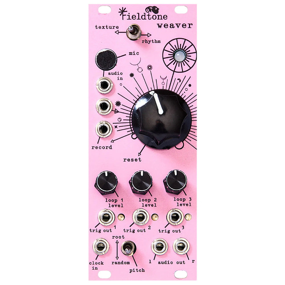 Fieldtone Weaver Modular Audio Sampler - Dusty Pink
