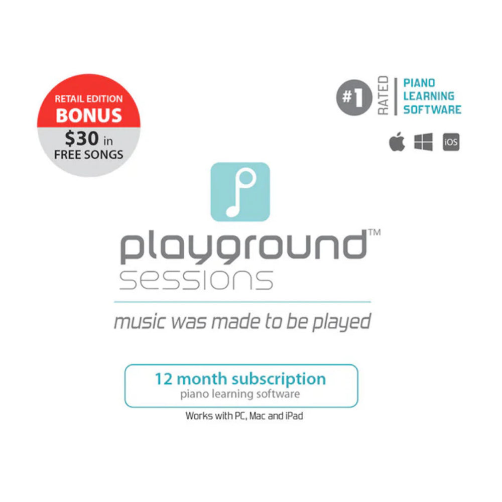 Playground Sessions 1Year Subscribtion with $30 credits