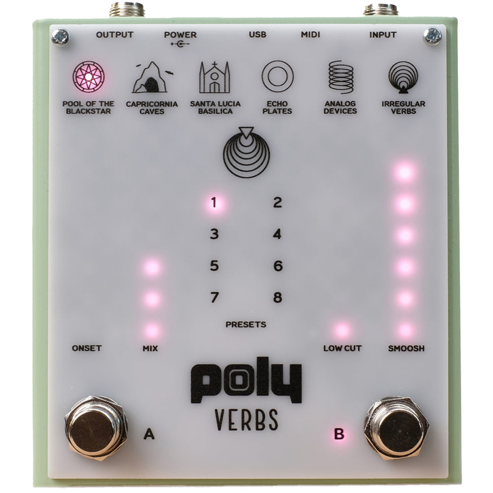 poly effects verbs reverb pedal Poly Effects Verbs Pedal
