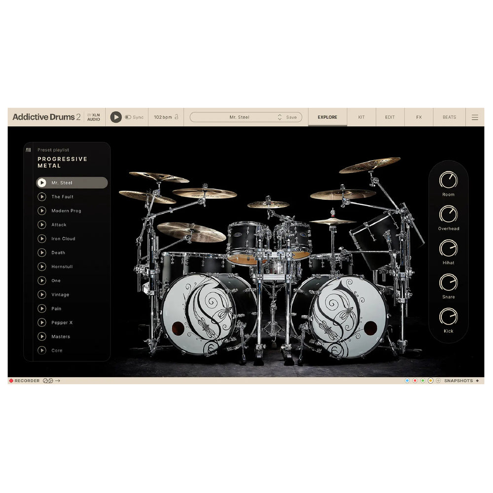 XLN Audio Addictive Drums 2: Progressive & Heavy Collection