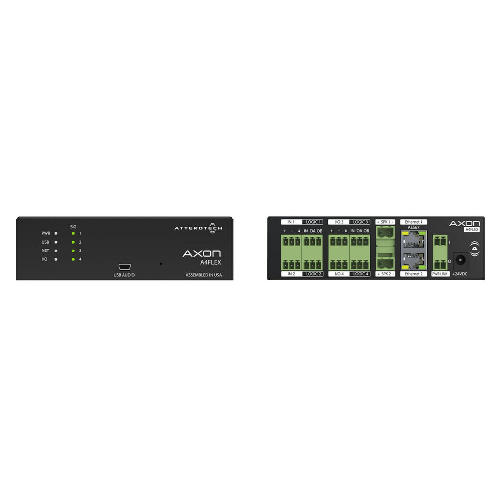Interface réseau 4 canaux QSC Q-SYS AXON-A4FLEX avec logique