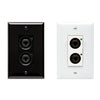 Plaque murale simple QSC Q-SYS AXON-D2I avec Dante et AES67