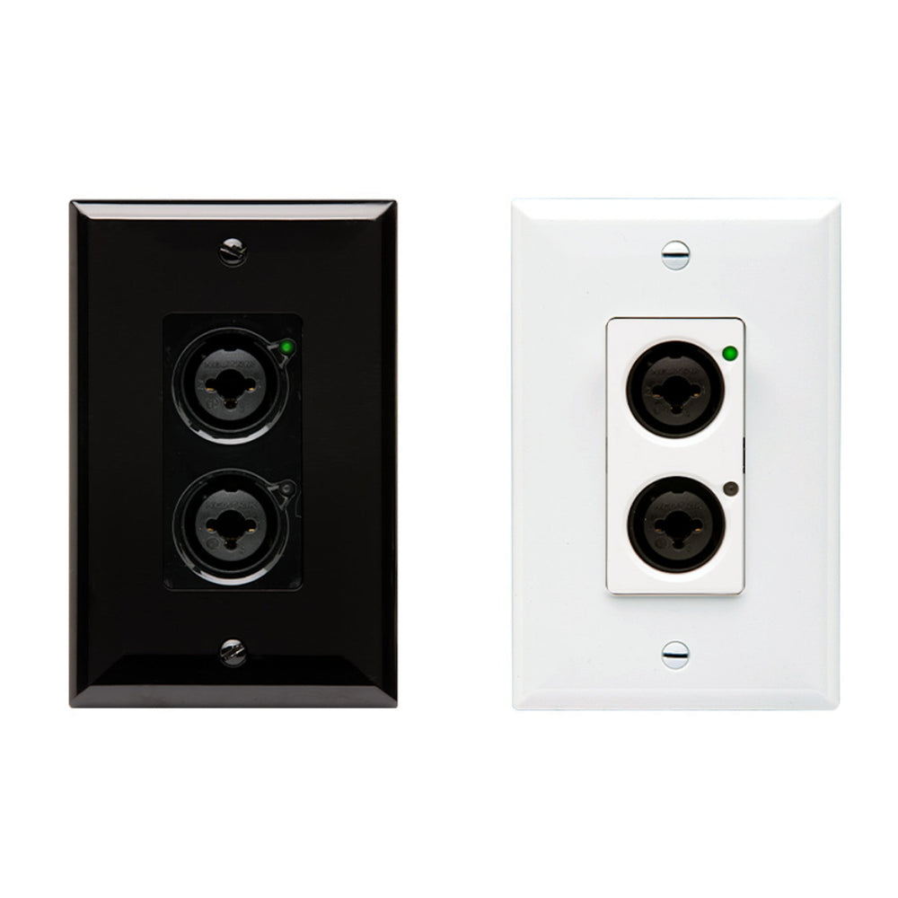 Plaque murale simple QSC Q-SYS AXON-D2I avec Dante et AES67