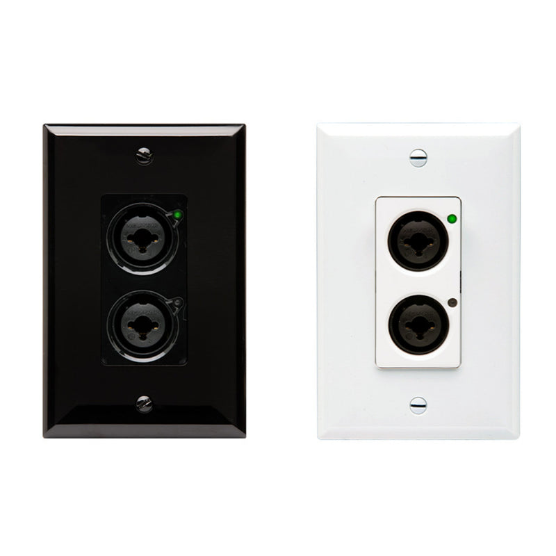 Plaque murale simple QSC Q-SYS AXON-D2I avec Dante et AES67