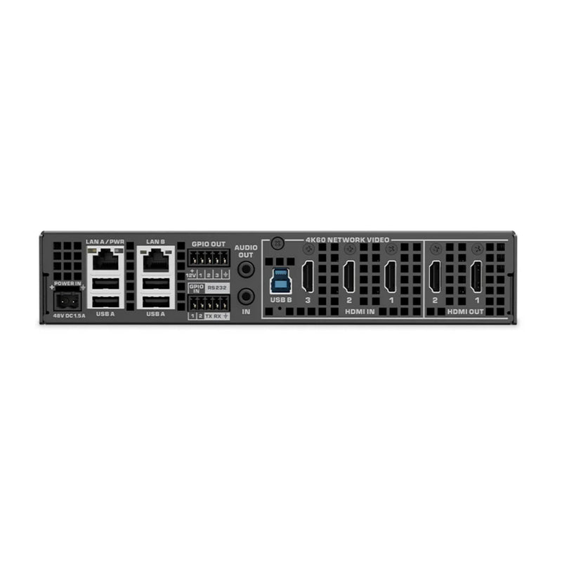 Point de terminaison vidéo réseau QSC Q-SYS NV-32H-CC compatible avec le cœur