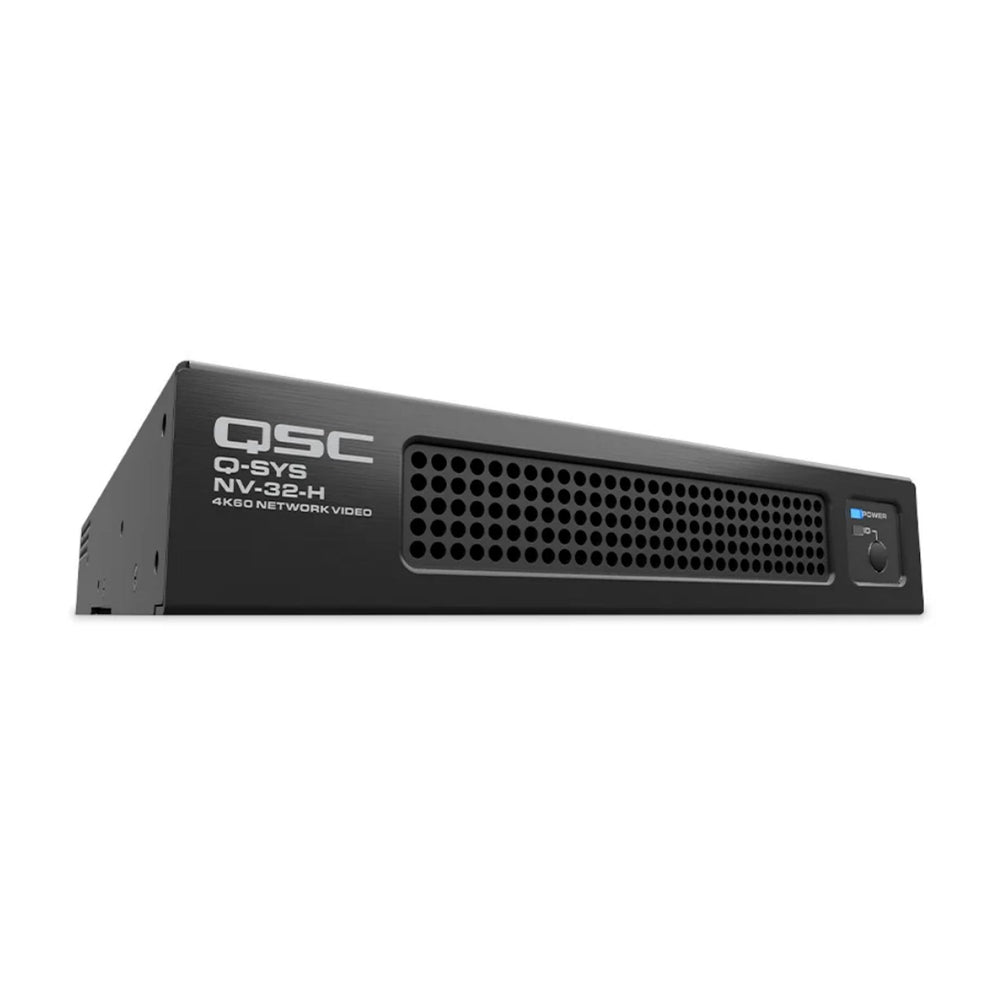 Point de terminaison vidéo réseau QSC Q-SYS NV-32H-CC compatible avec le cœur