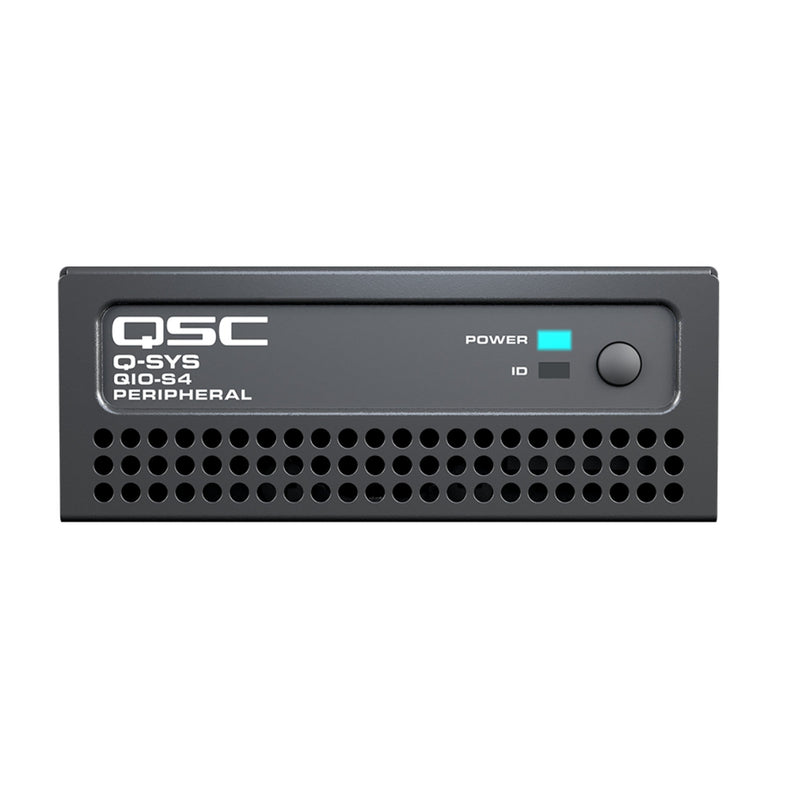 Périphérique QIO QSC Q-SYS QIO-S4 avec communication série 4