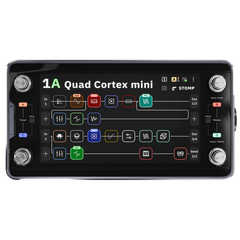 Neural DSP Quad Cortex Mini - Processeur de modélisation et d'effets