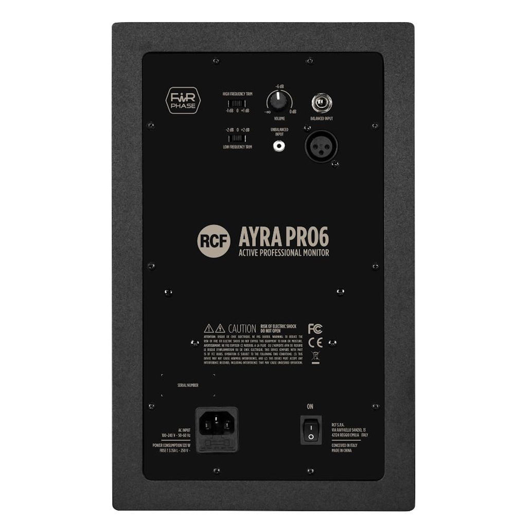 RCF AYRA PRO6 Professional Active Two-way Studio Monitors