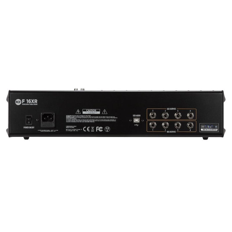 RCF F 16XR 16 Channel Console With Multi-Fx & Recording