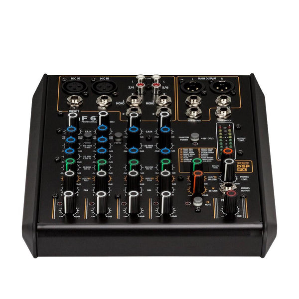 RCF F 6X 6 Channel Mixing Console With Multi-Fx