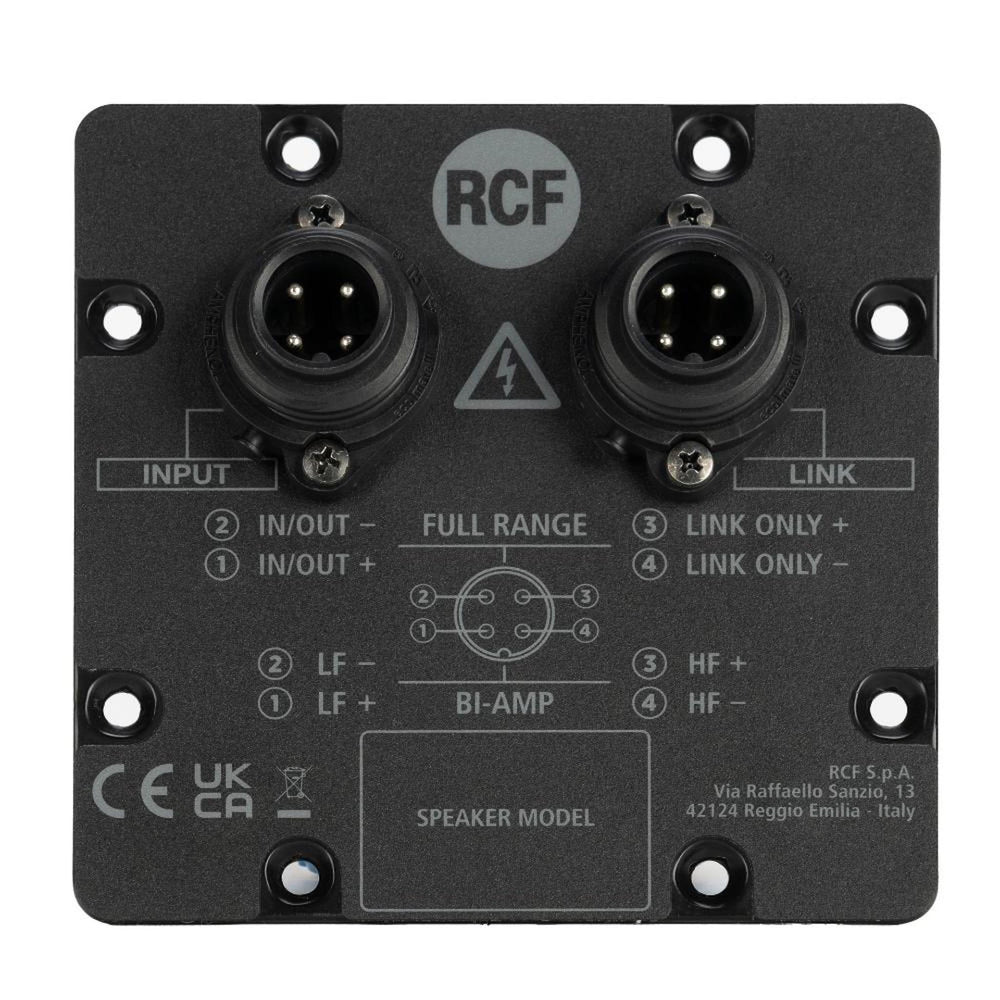 RCF PNL IN-OUT AMPHENOL Input Panel With Amphenol IP67