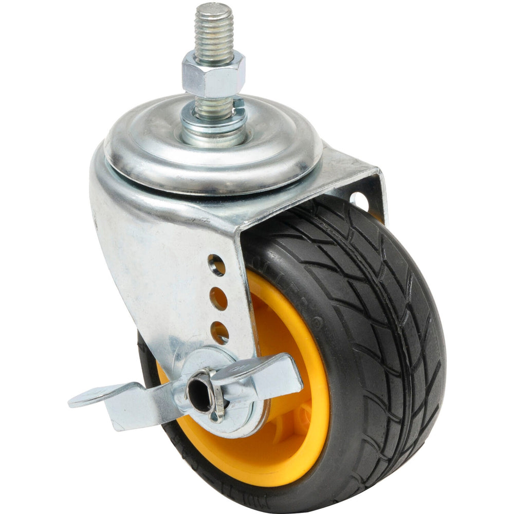 RocknRoller RCSTR4X2 Ground Glider Wide Caster w/Brake 4x2