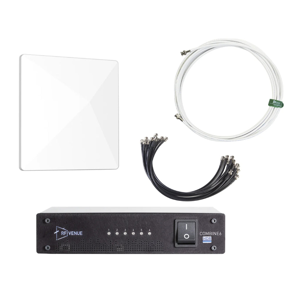 RF Venue COMB6CP-ARC CP-ARC White COMBINE6HDR Package