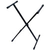 Support de clavier Gator RI-KEYX-1 à support simple en forme de « X »